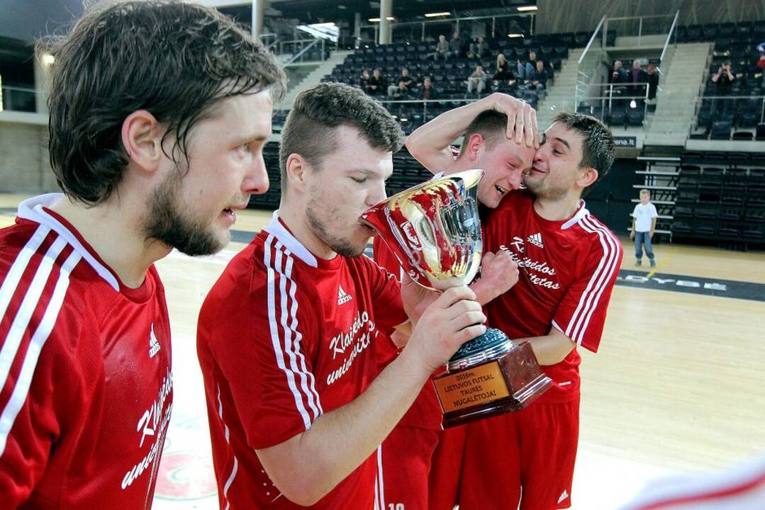Lietuvos salės futbolo taurę laimėjo klaipėdiečiai.
