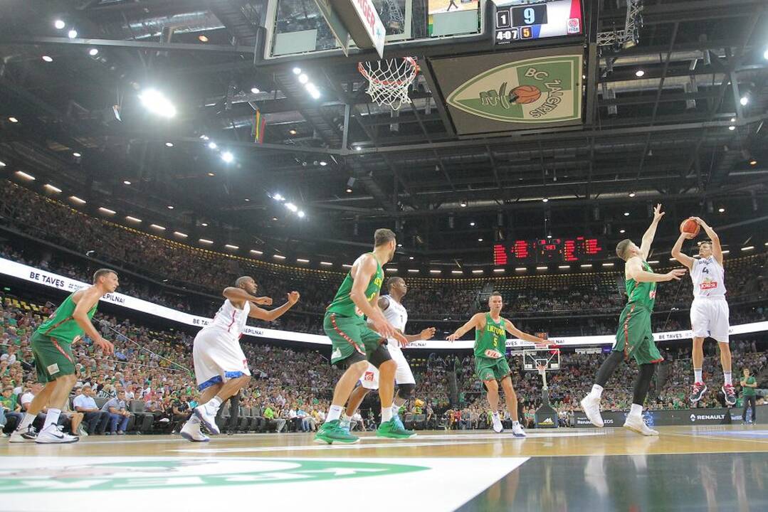 Krepšinio kontrolinės: Lietuva – Prancūzija 96:71