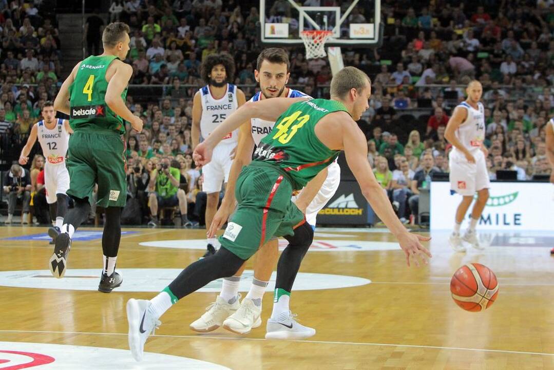 Krepšinio kontrolinės: Lietuva – Prancūzija 96:71