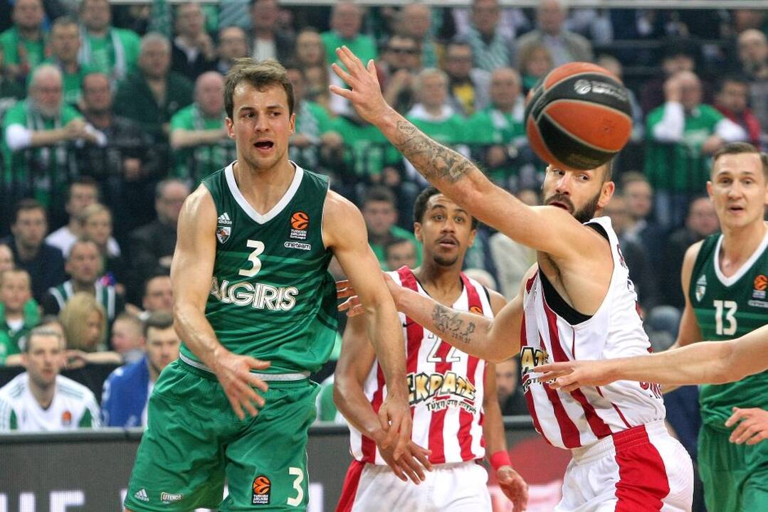 Eurolyga: „Žalgiris“ – „Olympiakos“ 101:91