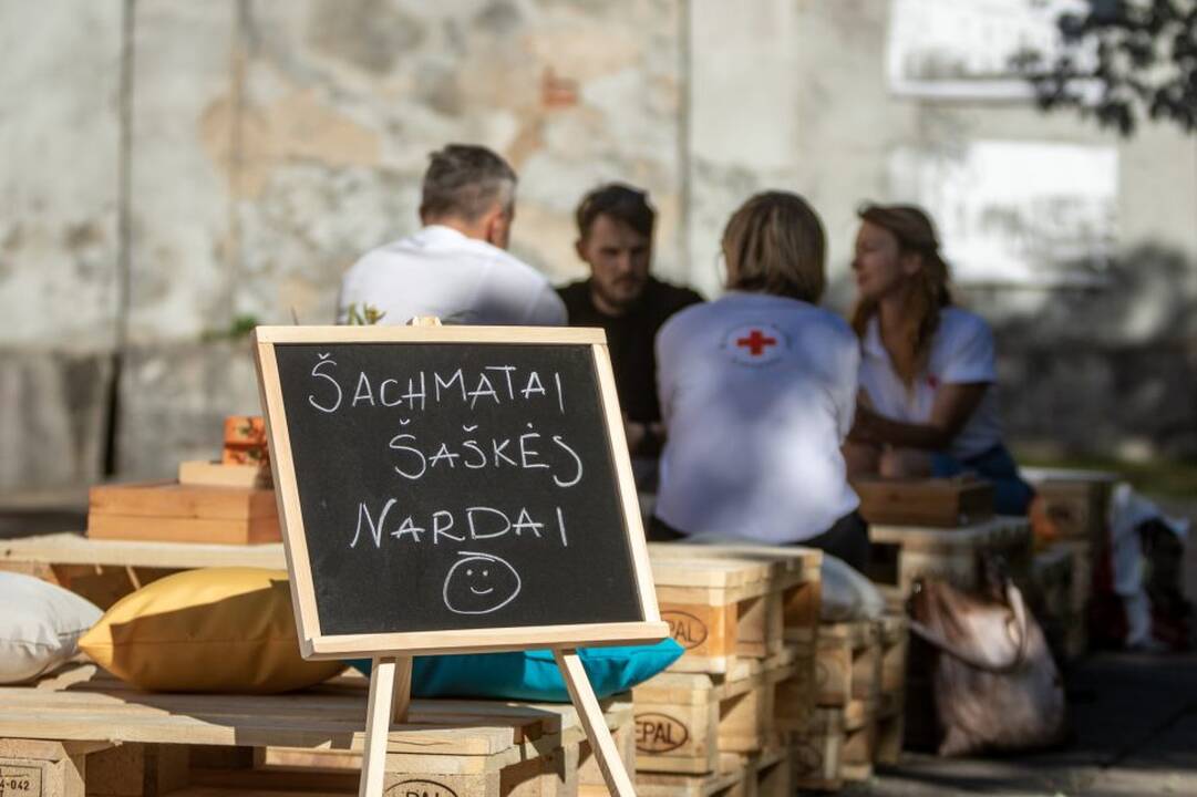Piknikas Prezidentūros kiemelyje