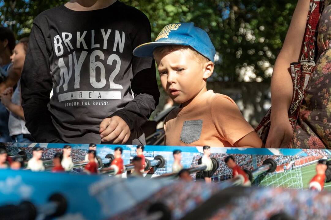 Piknikas Prezidentūros kiemelyje
