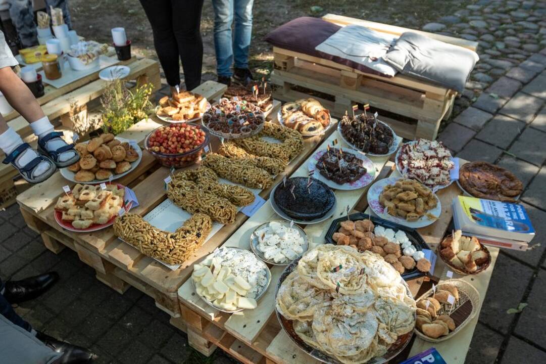 Piknikas Prezidentūros kiemelyje