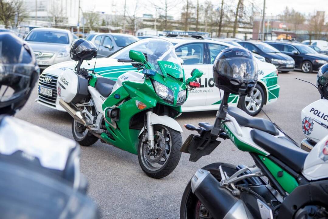 Kauno policijos motociklų reidas