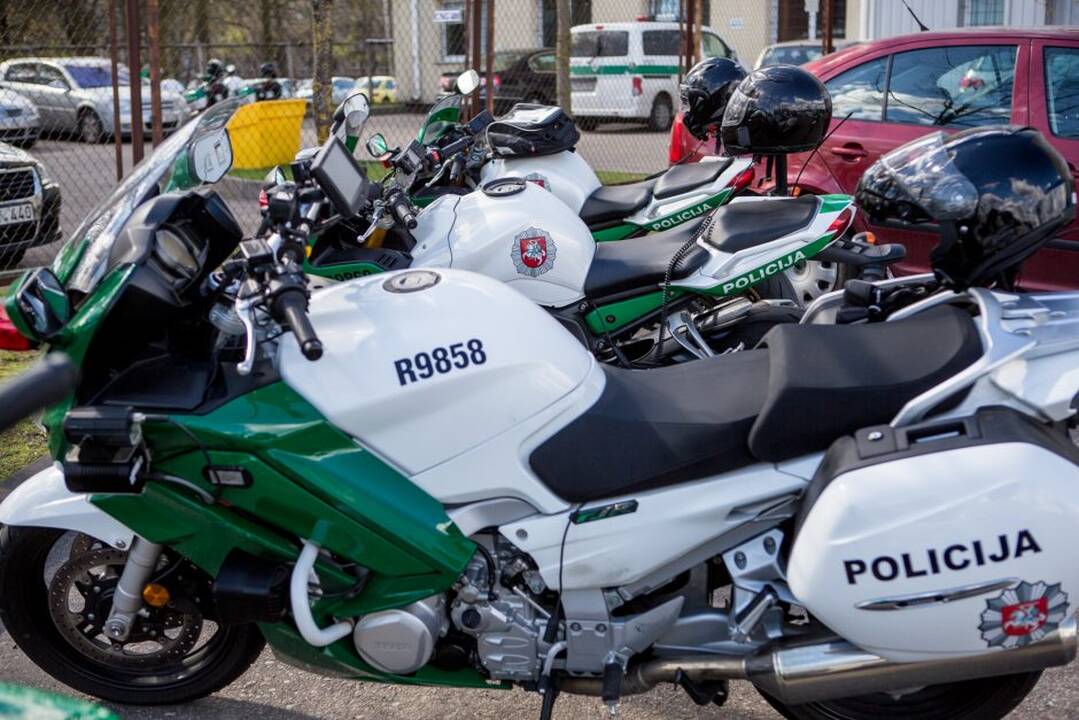Kauno policijos motociklų reidas