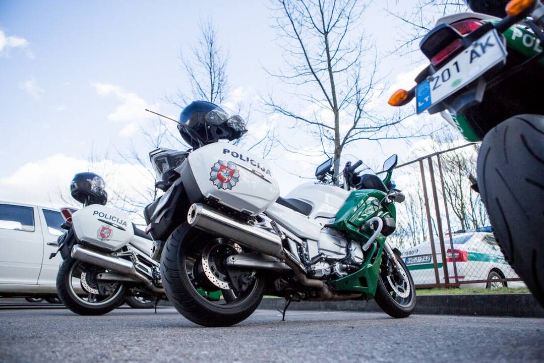 Kauno policijos motociklų reidas