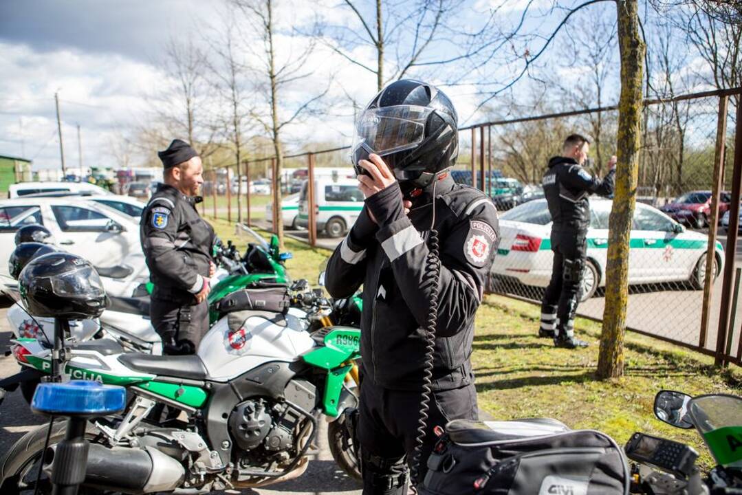 Kauno policijos motociklų reidas