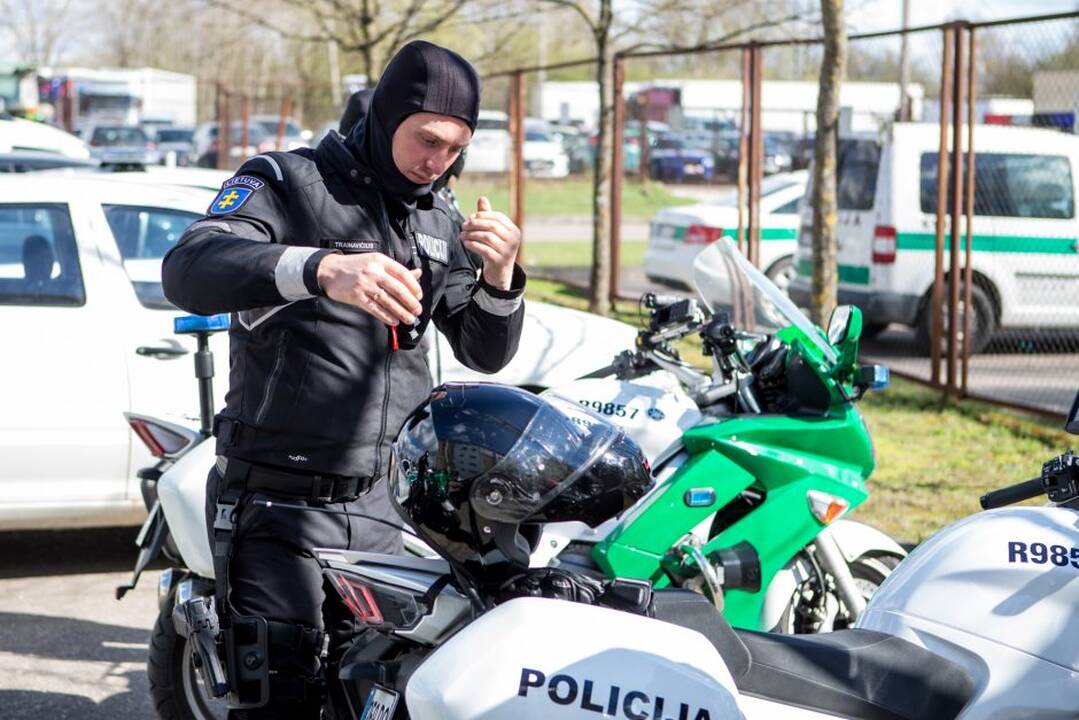 Kauno policijos motociklų reidas