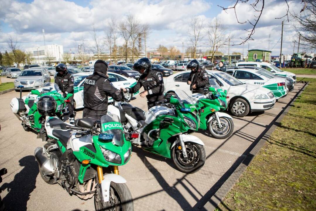 Kauno policijos motociklų reidas