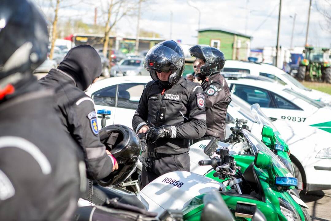 Kauno policijos motociklų reidas