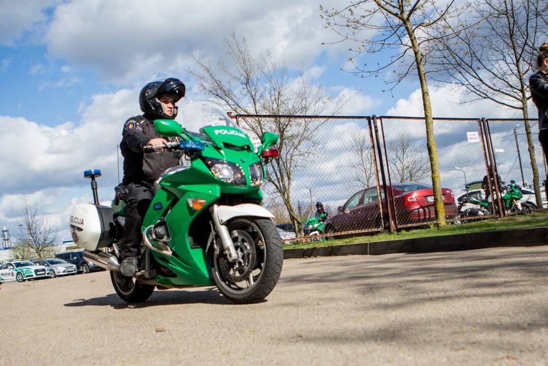 Kauno policijos motociklų reidas