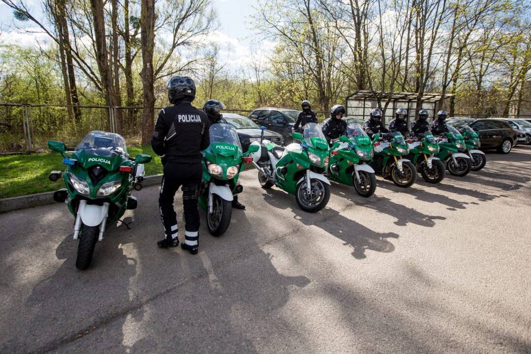Kauno policijos motociklų reidas