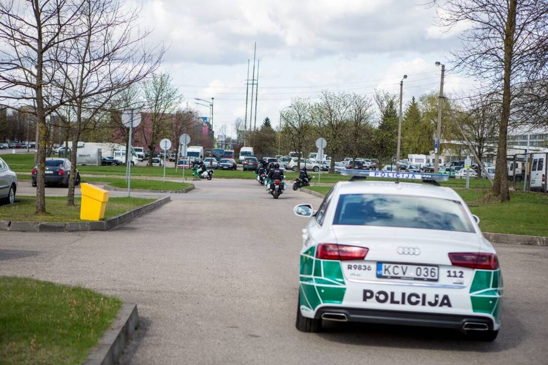 Kauno policijos motociklų reidas