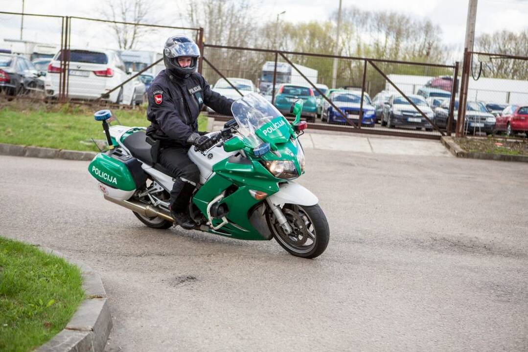 Kauno policijos motociklų reidas