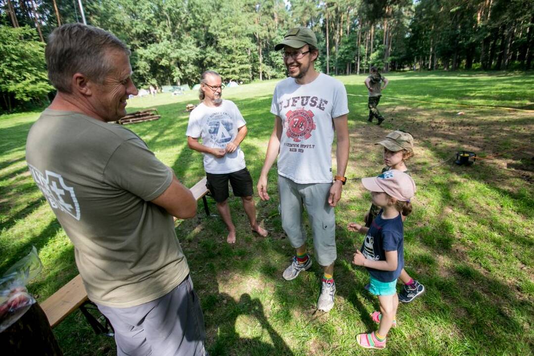 Šaulių sąskrydis Rumšiškėse