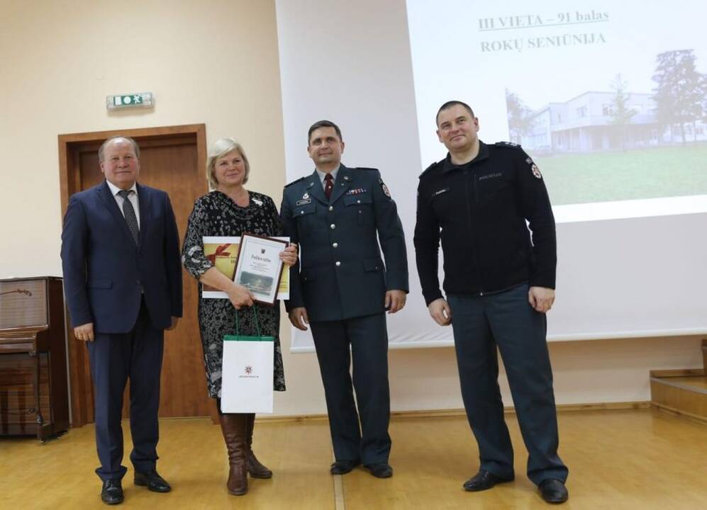 Pagerbtos saugiausios Kauno rajono seniūnijos