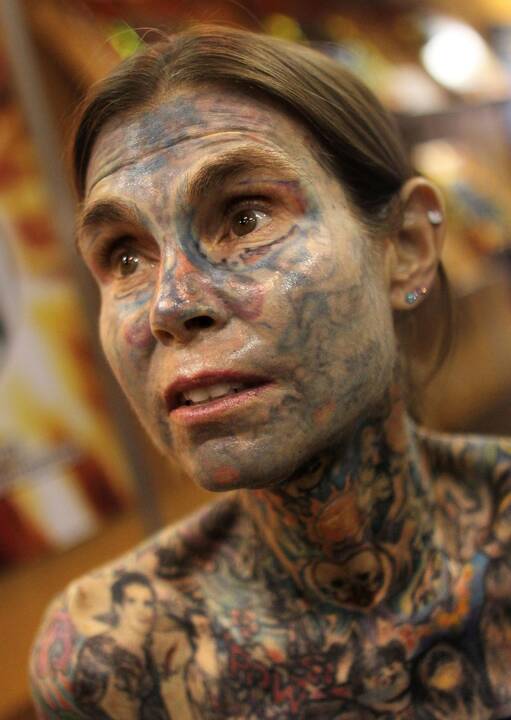 Labiausiai tatuiruoti pasaulio žmonės