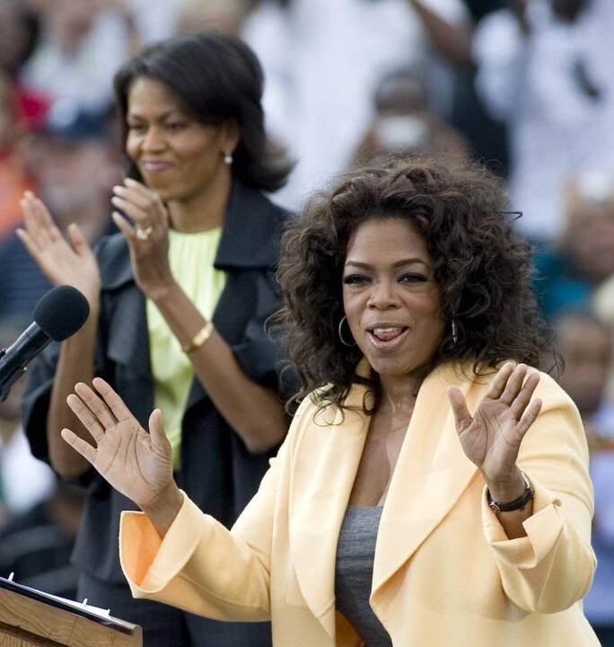 Populiarioji Oprah ir žymūs žmonės