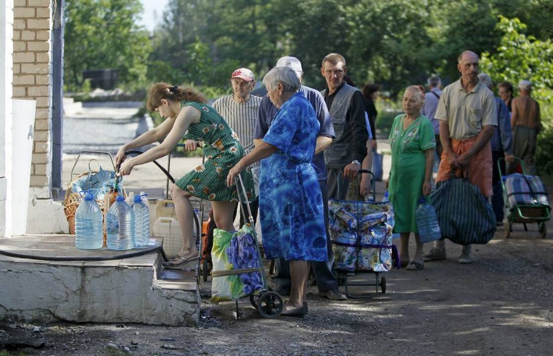 Ukraina vėl kovoja prieš prorusiškus separatistus