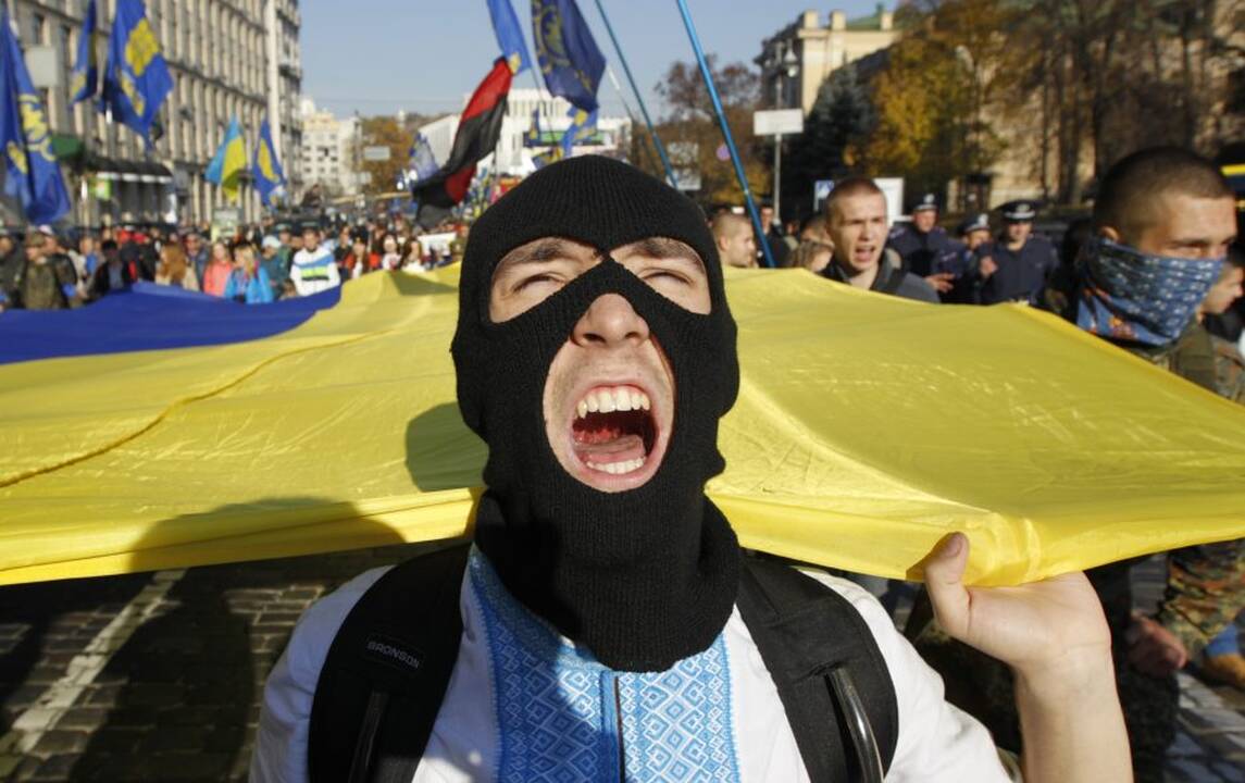 Nacionalistų demonstracijos ir susirėmimai Kijeve