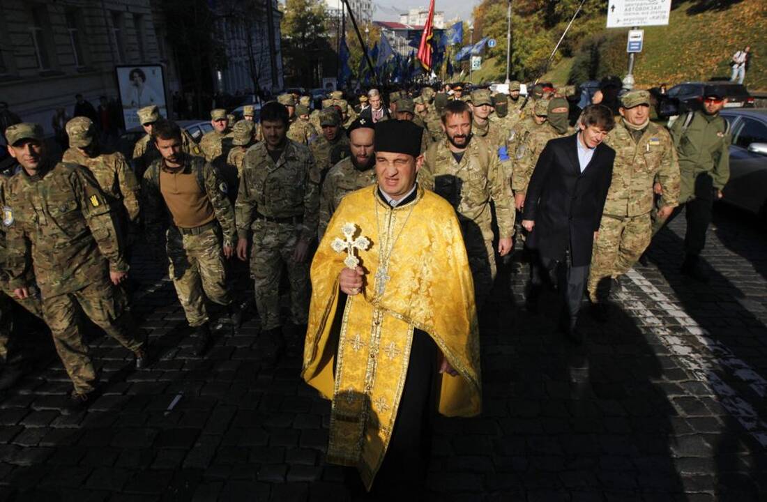 Nacionalistų demonstracijos ir susirėmimai Kijeve