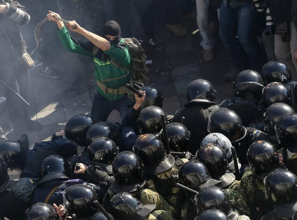 Nacionalistų demonstracijos ir susirėmimai Kijeve