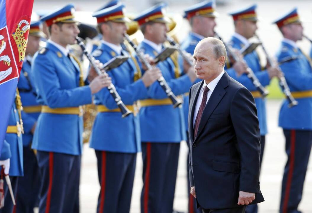 Vladimiras Putinas vieši Serbijoje