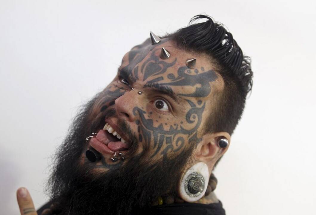 Labiausiai tatuiruoti pasaulio žmonės