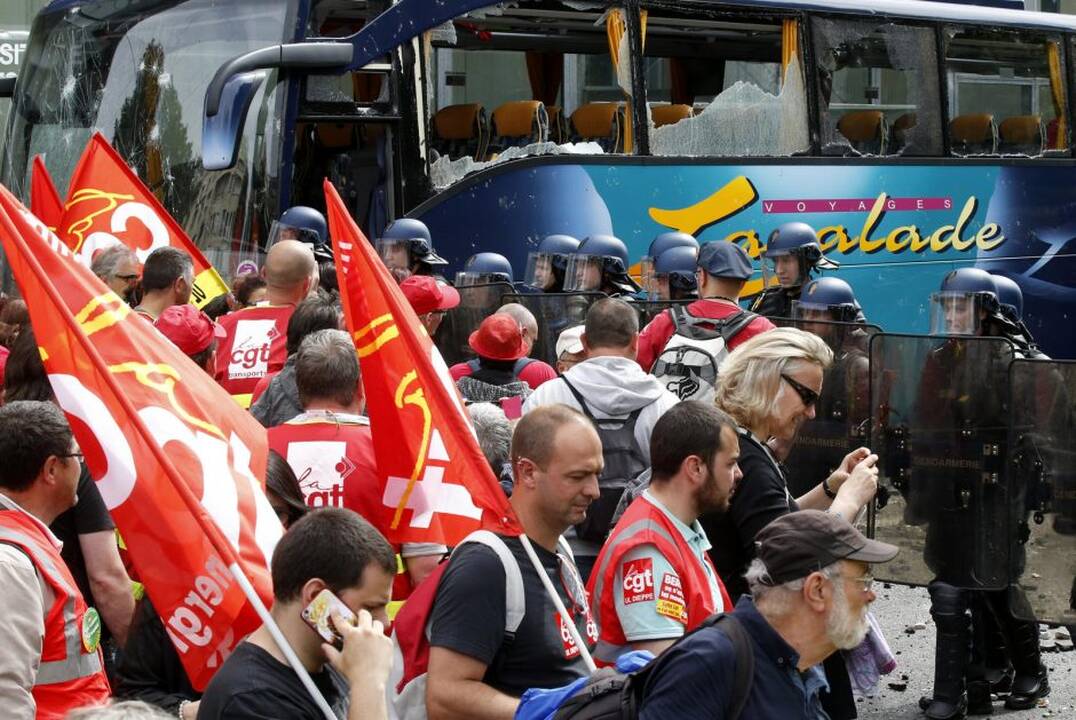 Demonstracija Paryžiuje