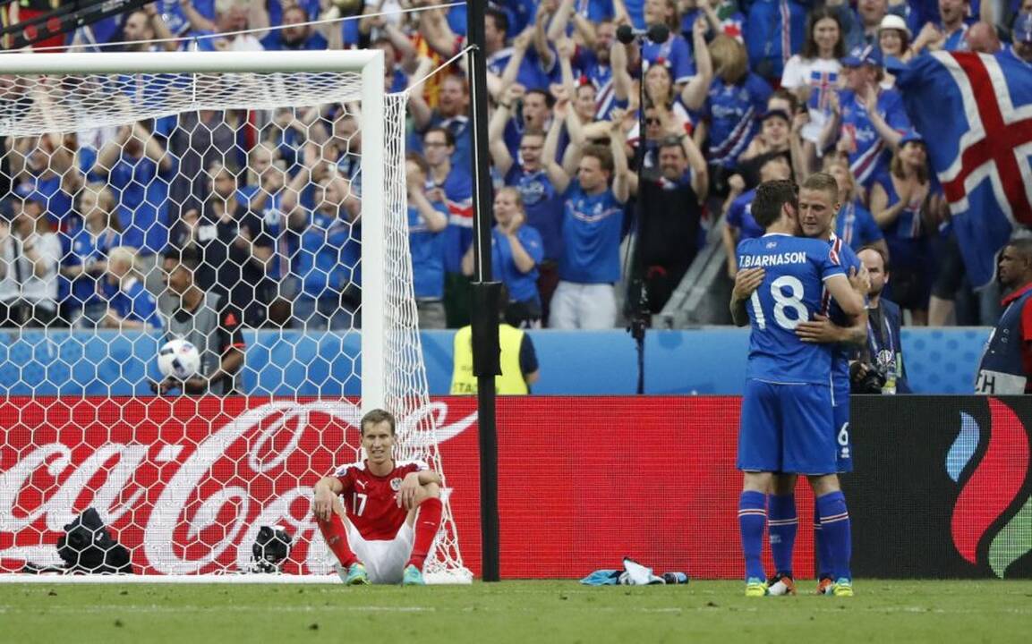 Euro 2016: Islandija - Austrija 2:1