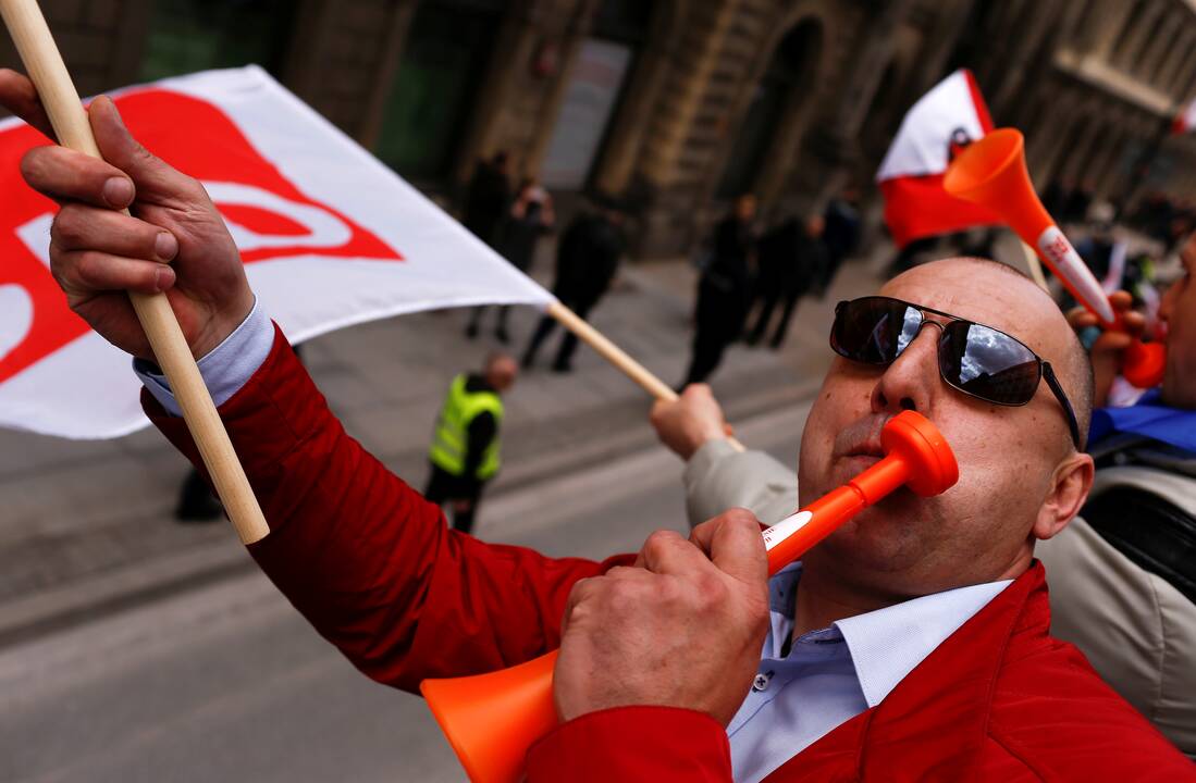 Tarptautinės darbo dienos protestai pasaulyje