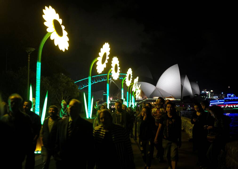 Kerintis šviesų festivalis Australijoje