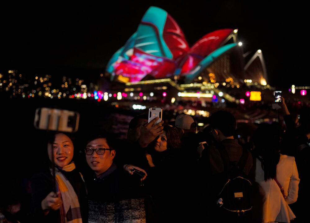 Kerintis šviesų festivalis Australijoje