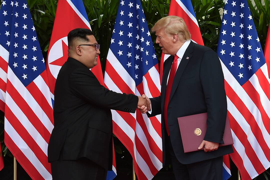 D. Trumpo ir Kim Jong Uno susitikimas Singapūre