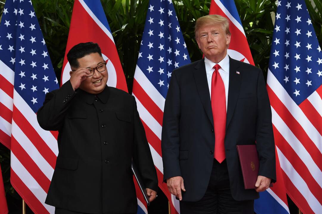 D. Trumpo ir Kim Jong Uno susitikimas Singapūre