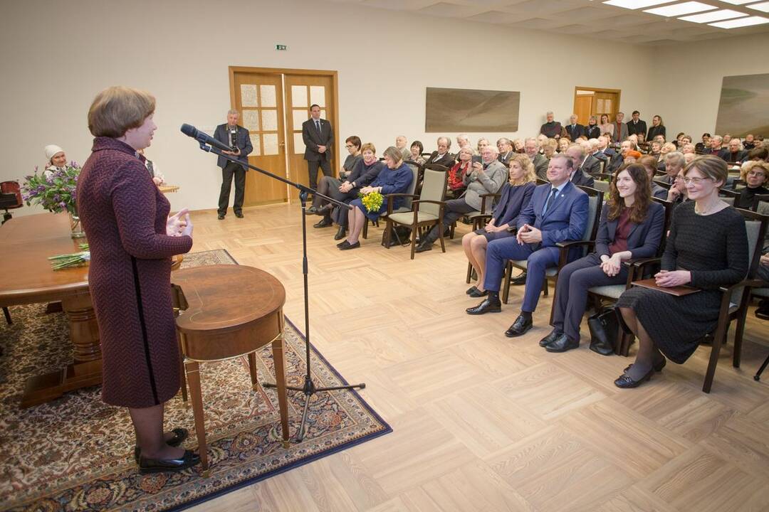 Valstybinės J. Basanavičiaus premijos įteikimas