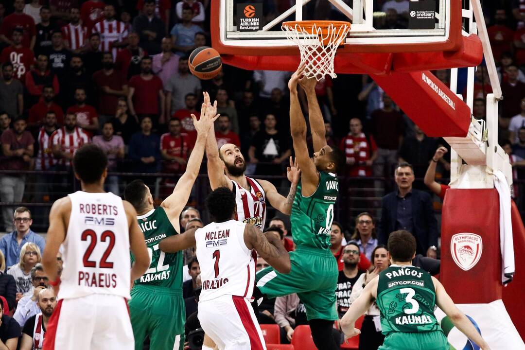 Eurolyga: „Olympiacos“ - „Žalgiris“ 79:68