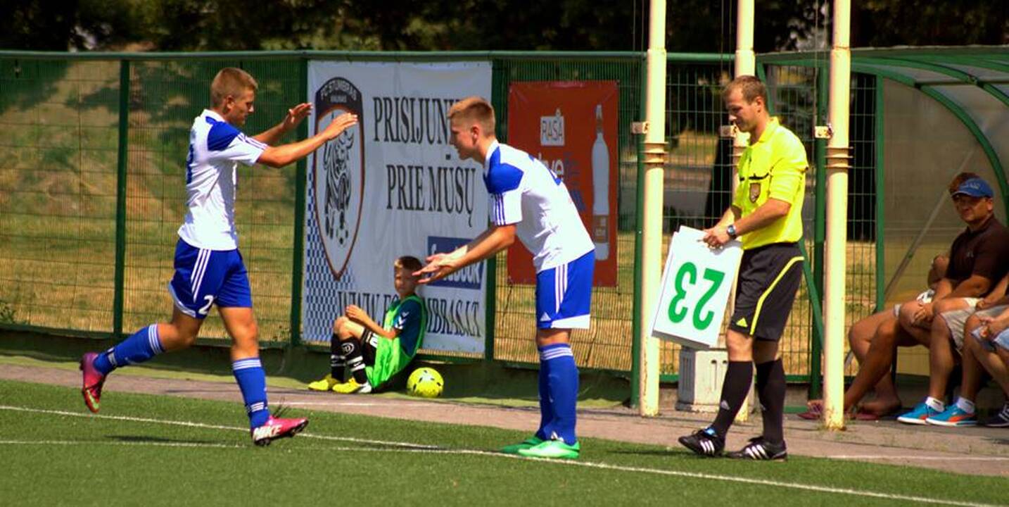 Futbolo federacijos pirmosios lygos turnyre – naujas lyderis