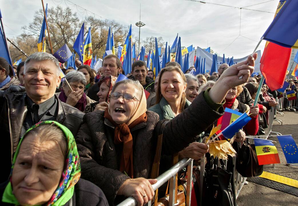 Moldova piketais rodo savo norą priartėti prie ES