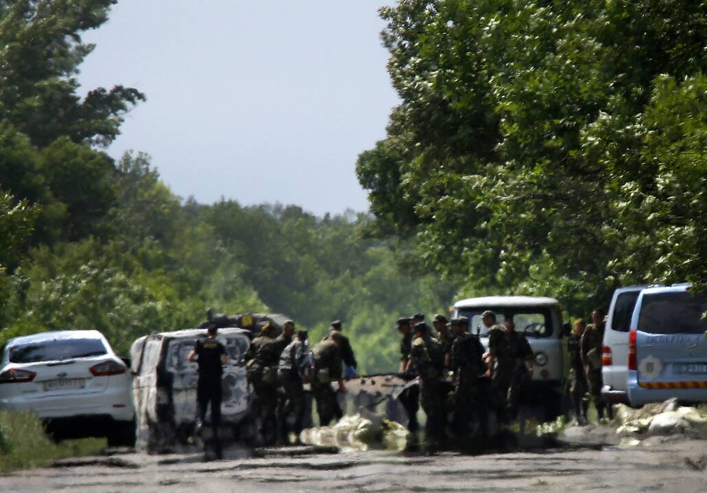 Ukrainoje per kovas netoli Donecko žuvo penki žmonės