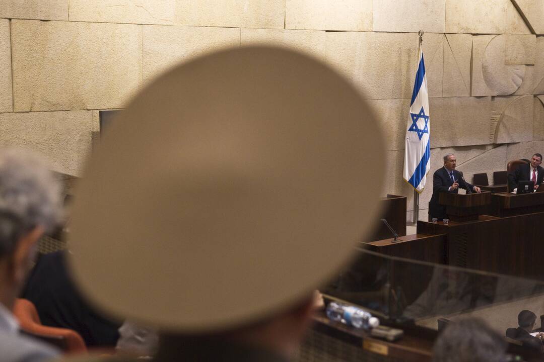 Izraelio parlamentas balsuos dėl pasitikėjimo naująja B. Netanyahu vyriausybe