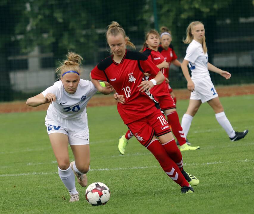 Baltijost taurė WU-17 futbolo rungtynės Lietuva - Estija 4:0