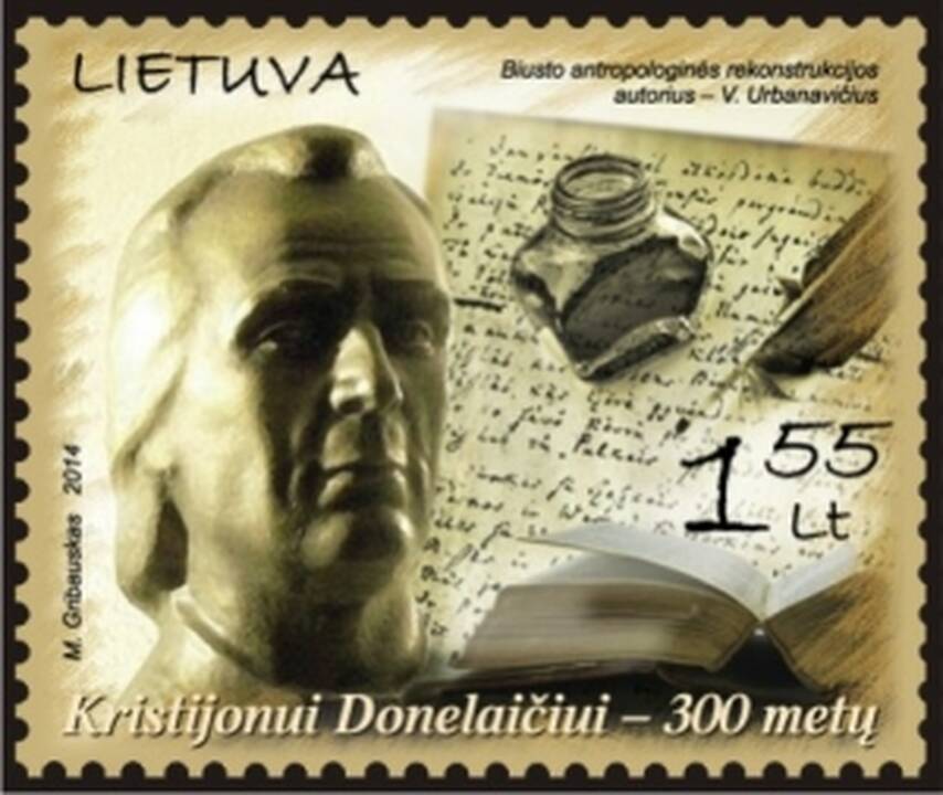 Išleidžiamas pašto ženklas K.Donelaičio 300-osioms gimimo metinėms