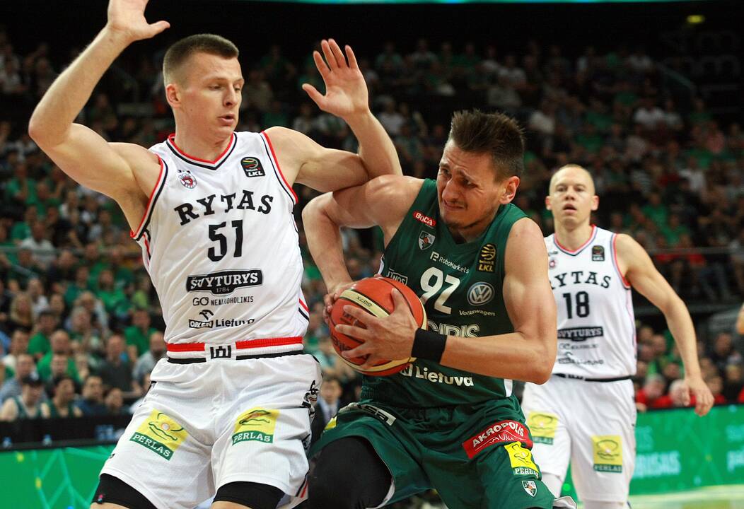 LKL finalas: " Kauno Žalgiris"- "Rytas"