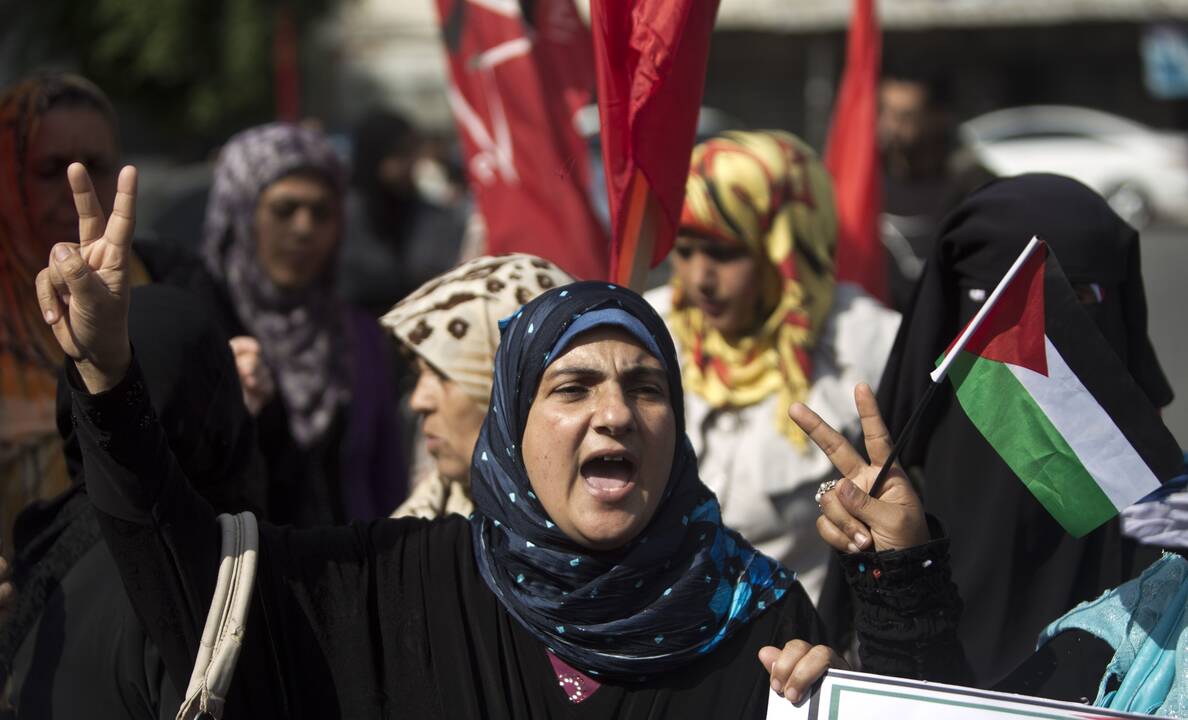 JAV padidins pagalbą palestiniečiams 75 mln. dolerių