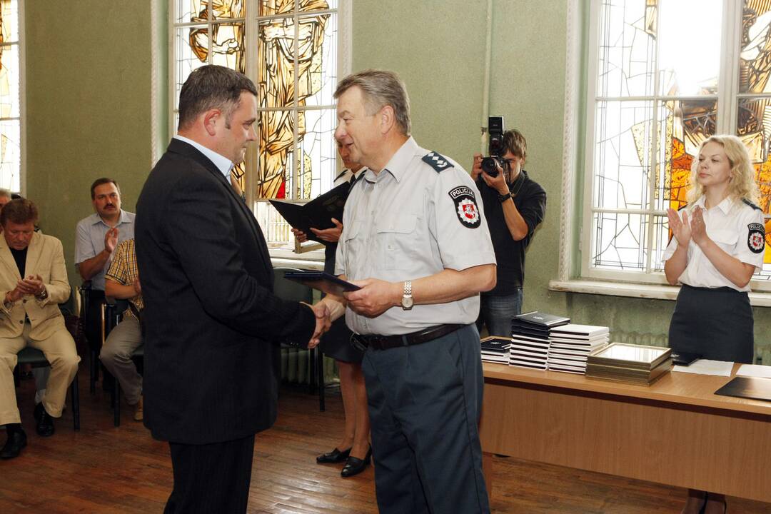 Tarnybą pradėjusių pareigūnų Priesaikos ceremonija Klaipėdoje