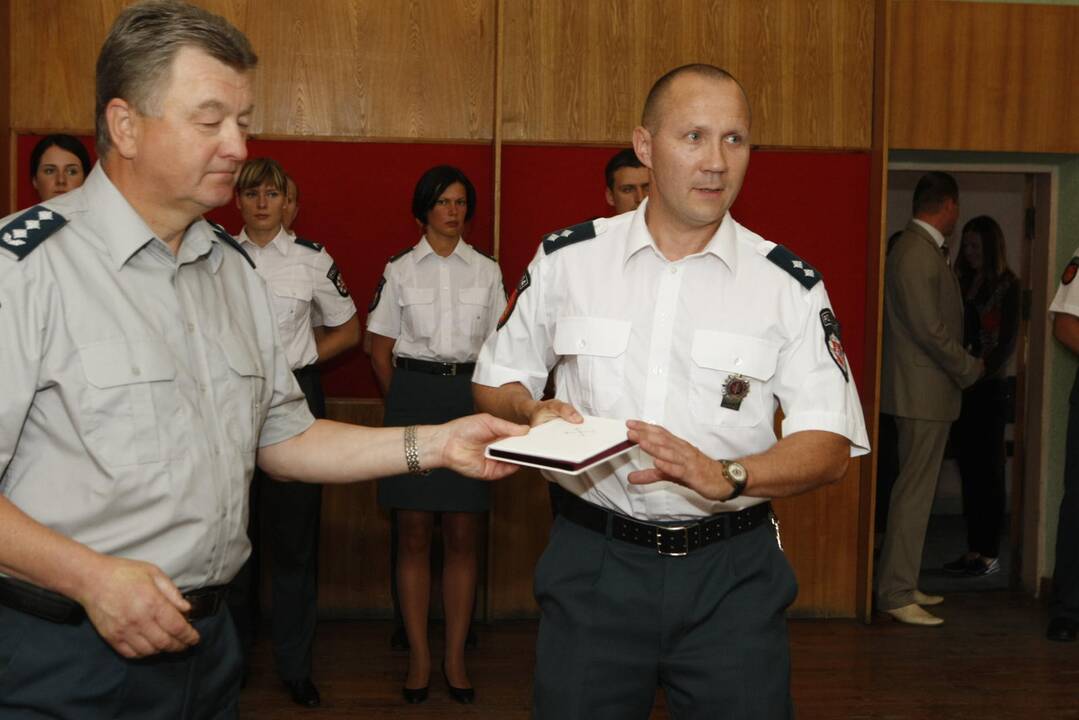 Tarnybą pradėjusių pareigūnų Priesaikos ceremonija Klaipėdoje