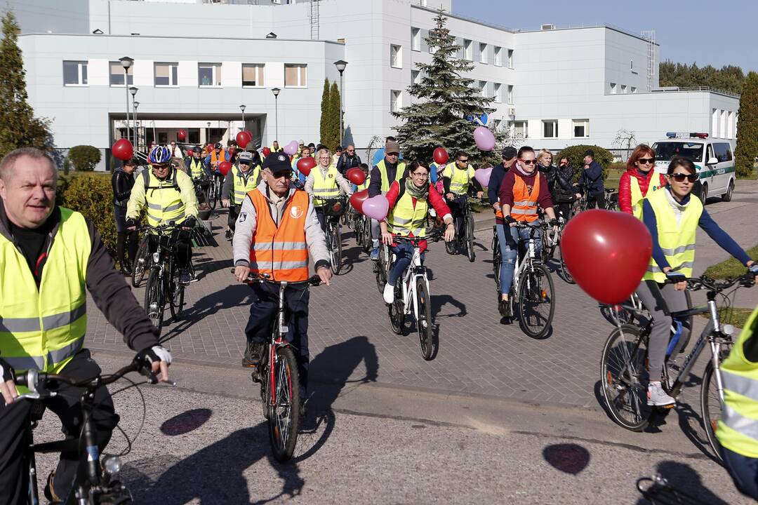 Žygis dviračiais prieš širdies ligas