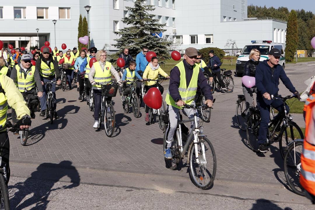 Žygis dviračiais prieš širdies ligas