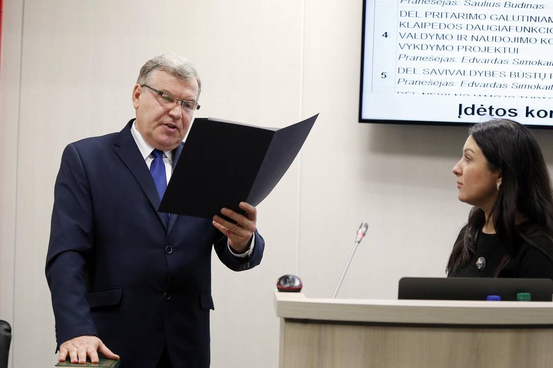 Klaipėdos tarybos posėdis 2018.01.25